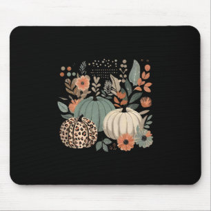 Kürbis-Saison Wildblume Erntedankfest Herbst Mousepad
