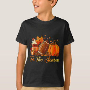 Kürbis Sce Football Die Saison ist da Herbst Dankf T-Shirt