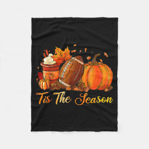 Kürbis Sce Football Die Saison ist da Herbst Thank Fleecedecke