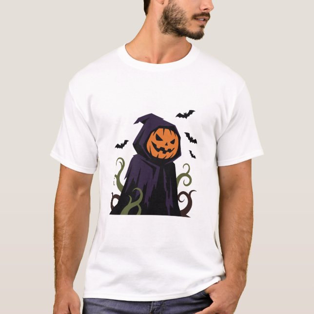 Kürbis-Sense-Halloween T-Shirt (Vorderseite)