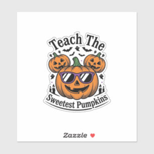 Kürbis-Shirt für Lehrer Süß Halloween-Klasse Desig Aufkleber