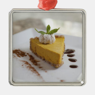 Kürbis Silbernes Ornament