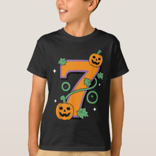 Kürbis Six Seven 67 passendes 7 Halloween-Paar  T-Shirt