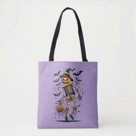 Kürbis-Skelett-Halloween-Kunst