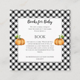 Kürbis | Sonnenblumen Kinderdusche Anfrage Begleitkarte