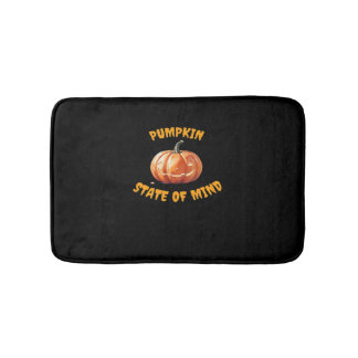 Kürbis Staat des Geistes - Halloween Klassischer T Badematte