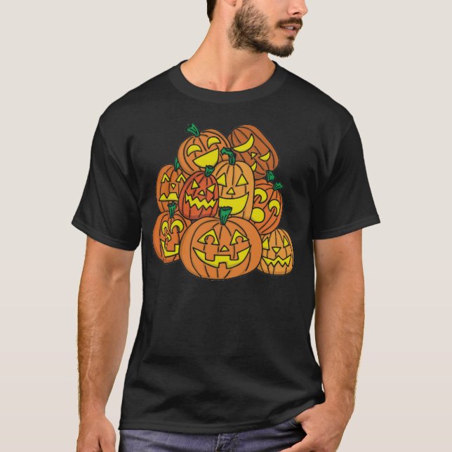 Kürbis-Stapel T-Shirt (Vorderseite)