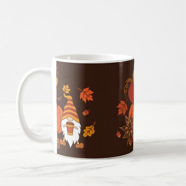 Kürbis, Sternanis, Zimtsticks, Herbstsprung Kaffeetasse (Links)