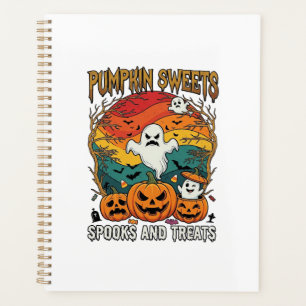 Kürbis Süßigkeiten Spuk Geschenke Halloween Geiste Planer