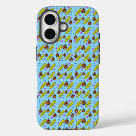 Kürbis und Banane iPhone 16 Hülle