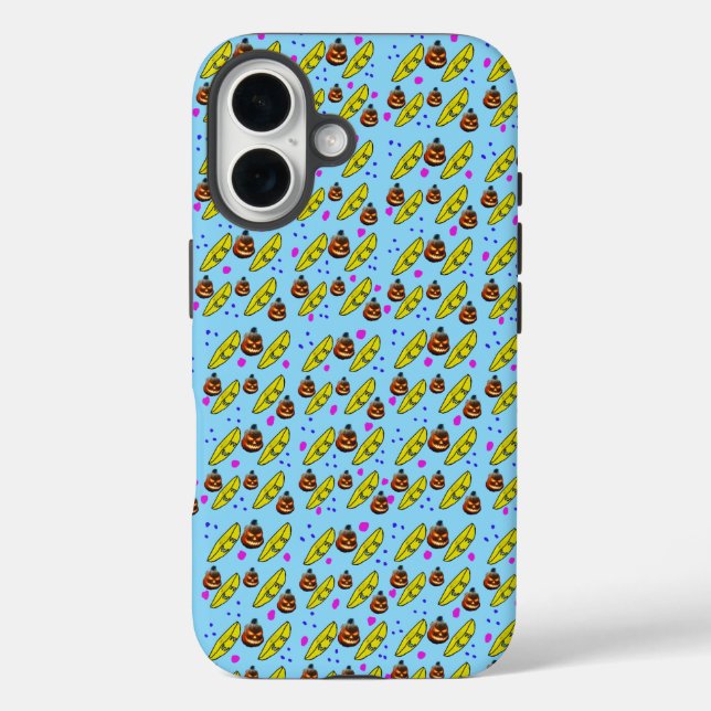 Kürbis und Banane Case-Mate iPhone Hülle (Rückseite)