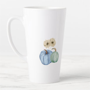 Kürbis und Blume Milchtasse
