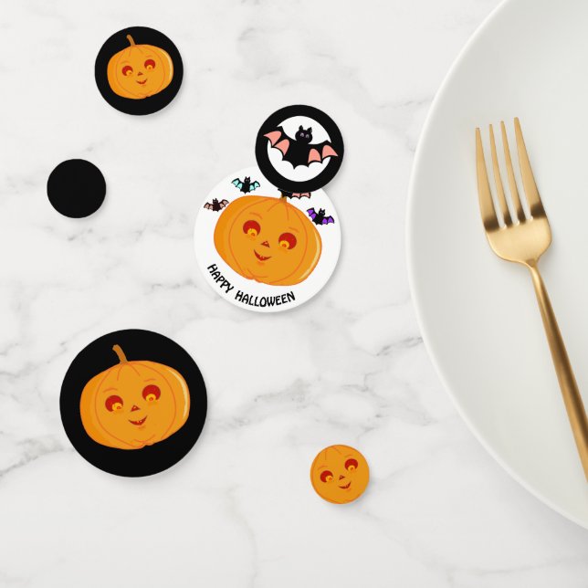 Kürbis und Flechtmäuse Konfetti (Gruppe)