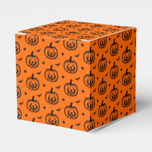 Kürbis und Fledermäuse Geschenkschachtel