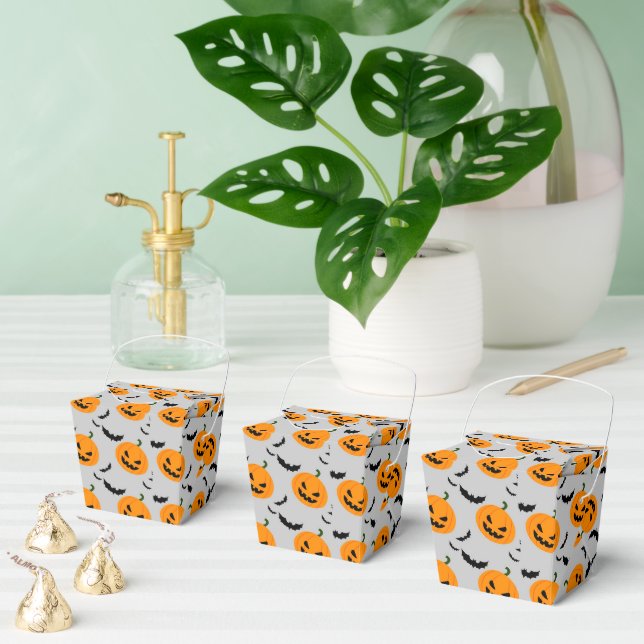 Kürbis und Fledermäuse Halloween Geschenkschachtel (Zahlreiche)