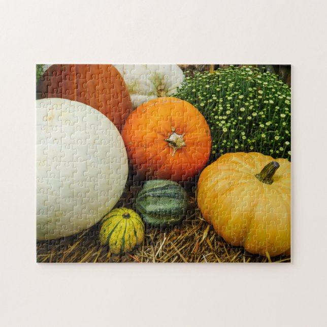 Kürbis und Kürbis Puzzle (Horizontal)