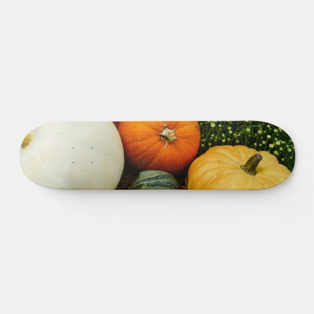 Kürbis und Kürbis Skateboard (Horizontal)