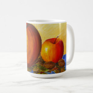Kürbis und Nüsse Kaffeetasse