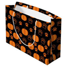Kürbis und Paws Halloween Große Geschenktüte