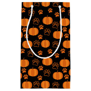 Kürbis und Paws Halloween Kleine Geschenktüte