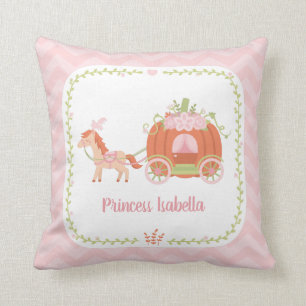 Kürbis-Wagen-kleine Prinzessin Girls Room Decor Kissen