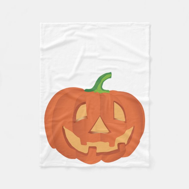 Kürbis zu Halloween 1 Fleecedecke (Vorderseite)