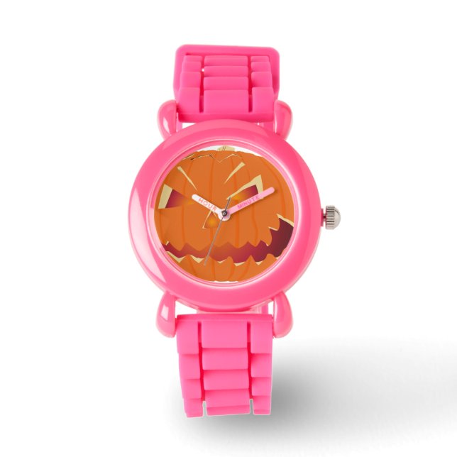 Kürbis zu Halloween 5 Armbanduhr (Vorderseite)