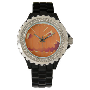 Kürbis zu Halloween 5 Armbanduhr