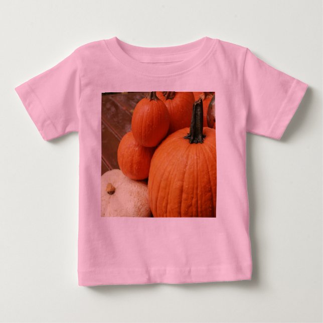 Kürbis zu Halloween an Deck Baby T-shirt (Vorderseite)