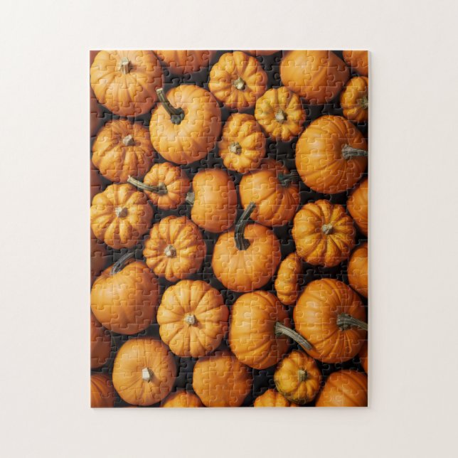 Kürbis zu Halloween Puzzle (Vertikal)