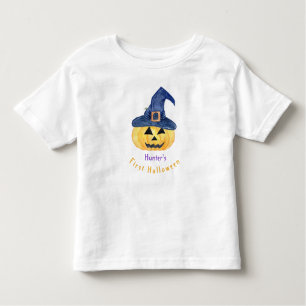 Kürbis zum ersten Halloween  Kleinkind T-shirt