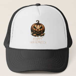 Kürbis zum Halloween-Fest Truckerkappe