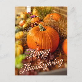 Kürbisanzeige Postkarte