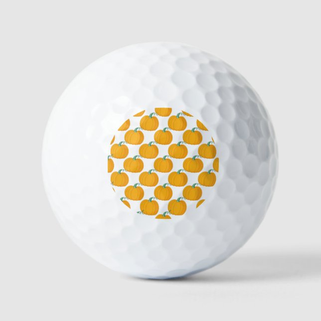 Kürbisarm: Vintages handGezeichnet Muster. Golfball (Vorderseite)