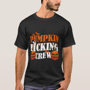 Kürbisauswahl-Crew Halloween Grusel-Spaß T-Shirt