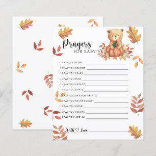 Kürbisbär - Party   Gebete für Baby