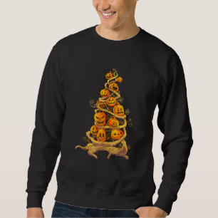 Kürbisbaumfleck Jackolantern Herbst Herbst Hallow Sweatshirt