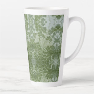 Kürbisblatt Makro Milchtasse