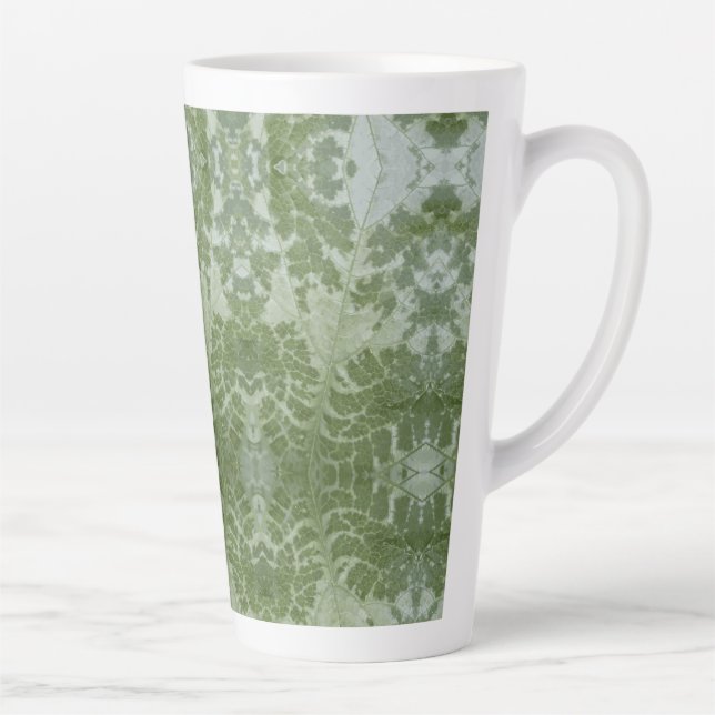 Kürbisblatt Makro Milchtasse (Rechts)