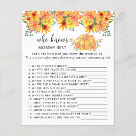 Kürbisblumengestein fallen Wer Mama am besten kenn