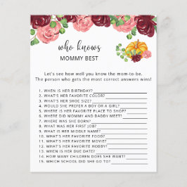 Kürbisblumengestein fallen Wer Mama am besten kenn