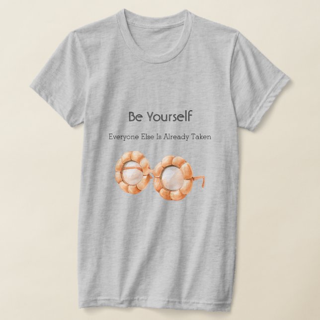 Kürbisbrille Sei du selbst T-Shirt (Ablage )