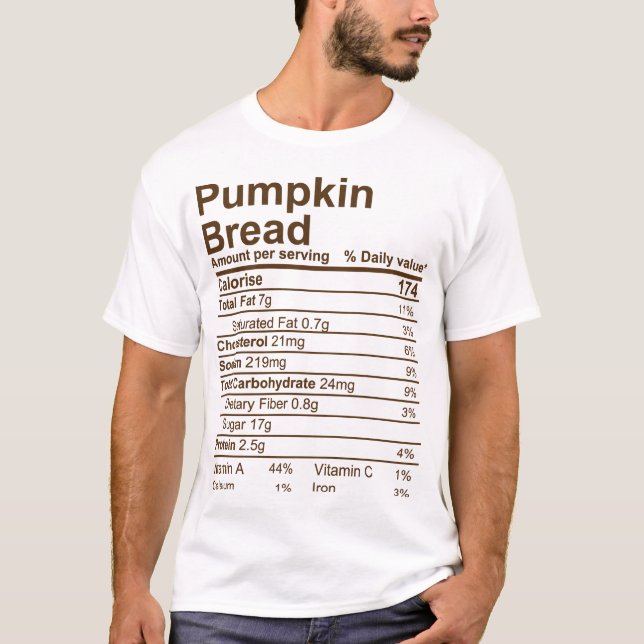 Kürbisbrot T-Shirt (Vorderseite)