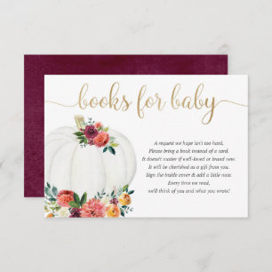 Kürbisbücher für den geschlechtsneutralen Fall Begleitkarte