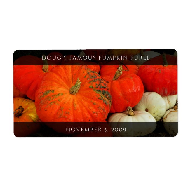 Kürbisbutter / Konserven / Püree-Food-Jar (Vorne)