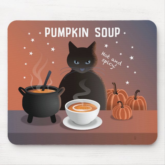 Kürbiscremesuppe Mousepad (Vorne)