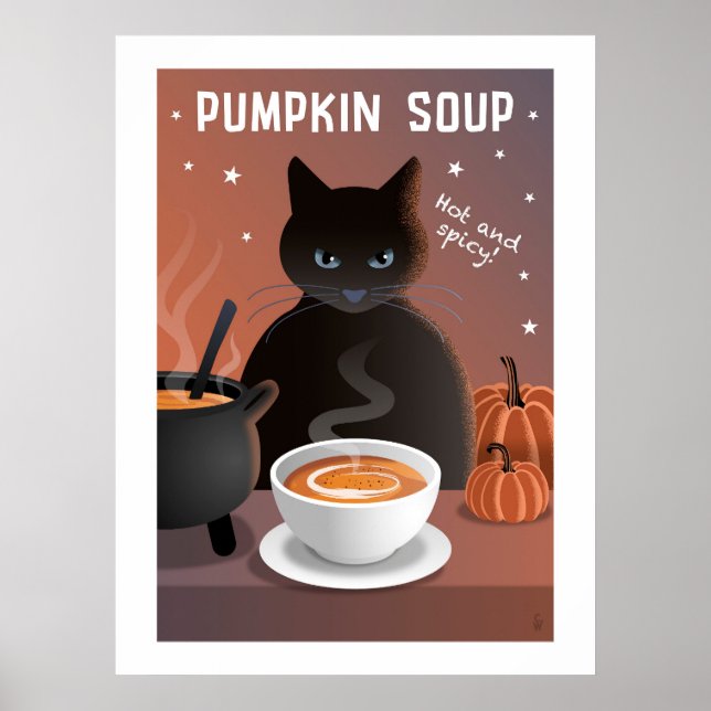 Kürbiscremesuppe Poster (Vorne)