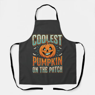 Kürbisdesign auf dem Kürbisfeld Halloween Design_1 Schürze
