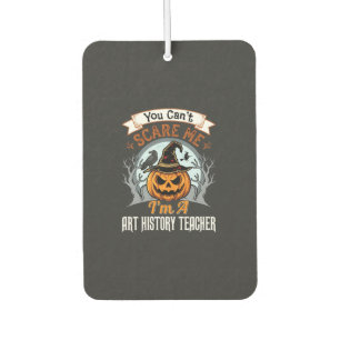 Kürbisdesign für Halloween-Kunstgeschichte-Lehrer Autolufterfrischer