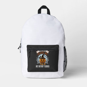 Kürbisdesign für Halloween-Kunstgeschichte-Lehrer Bedruckter Rucksack